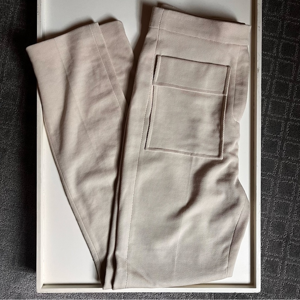 JW Anderson High Waist Cream Pants